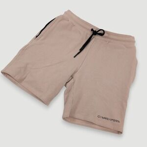 Gymreapers Lounge Shorts Mens Small 6"‎ Inseam Tan Workout Gym Weightlifting